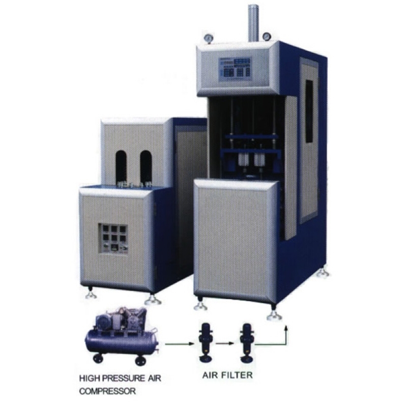 Sopladora de Botellas Semiautomatica 